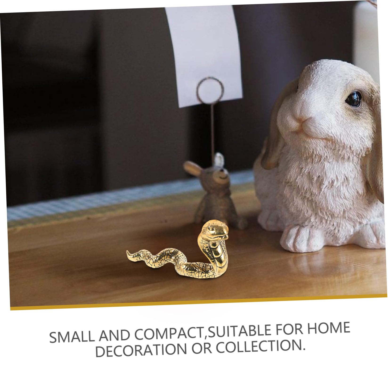 Amazon.co.jp: Kisangel 真鍮工芸品 蛇の置物 デスクトップの蛇の装飾
